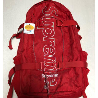 シュプリーム(Supreme)の専用　　新品 supreme 18AW backpack  レッド 国内正規品(バッグパック/リュック)
