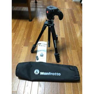 マンフロット(Manfrotto)のマンフロット・小型三脚・コンパクトアクション・美品(その他)