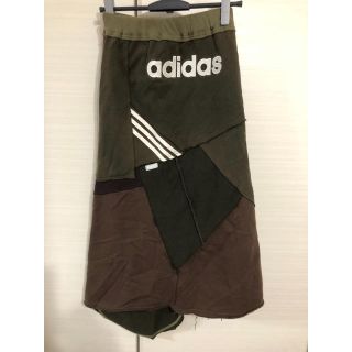 アディダス(adidas)のリメイクロングスカート(ロングスカート)