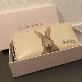 ポール&ジョーシスター(PAUL & JOE SISTER)のヌメ革うさぎ長財布(財布)