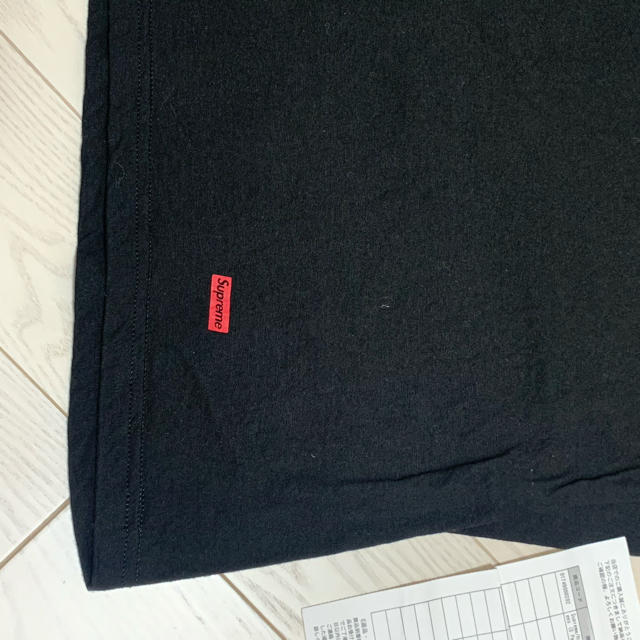 Supreme(シュプリーム)のHanes×Supreme Tシャツ黒ブラックLサイズコラボシュプリーム  メンズのトップス(シャツ)の商品写真