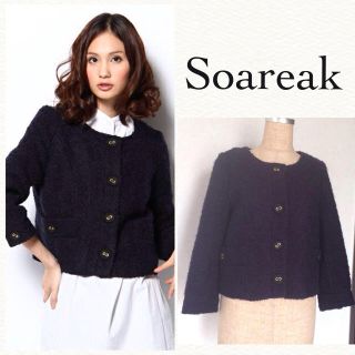 ソアリーク(Soareak)のマタsale♡新品♡ノーカラージャケット(ノーカラージャケット)