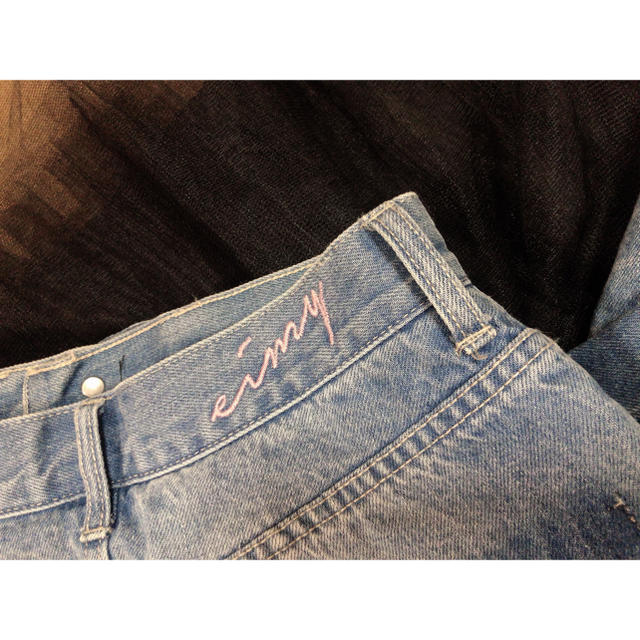 eimy istoire(エイミーイストワール)のeimy istore  チュールレイヤードデニムスカート レディースのスカート(ひざ丈スカート)の商品写真