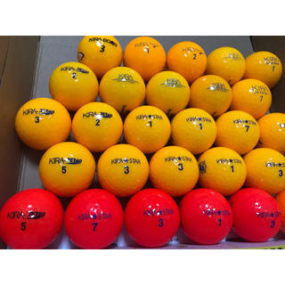 キャスコ(Kasco)の7.《期間限定値下》27個 KIRAシリーズ オレンジ系 カラー ロストボール(その他)