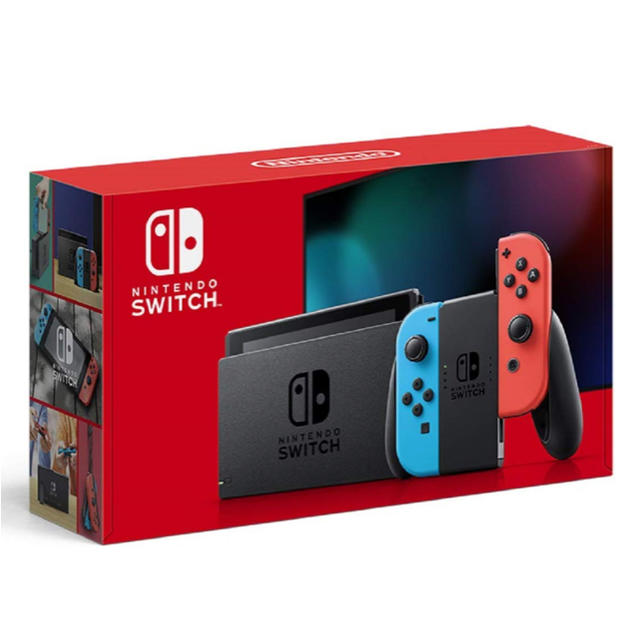 新型　Nintendo Switch 本体　スイッチ　ネオンブルー　ネオンレッド