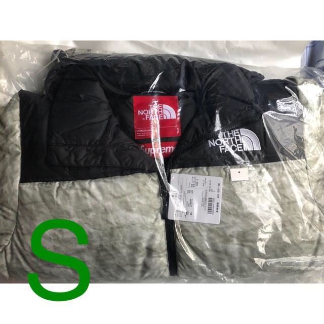 Supreme Nuptse Jacket paper print Sサイズ