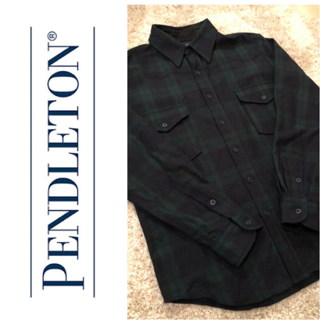 PENDLETON(ペンドルトン)の【大特価】PENDLETON チェックシャツ　グリーン メンズのトップス(シャツ)の商品写真