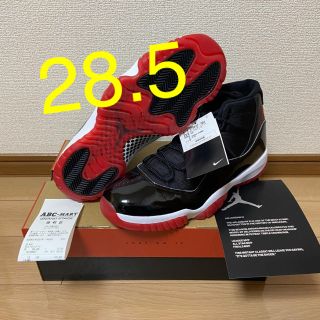 ナイキ(NIKE)の【28.5】AIR JORDAN 11 RETRO "BRED" (スニーカー)