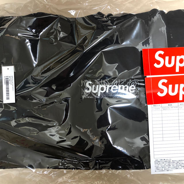 Supreme - XL Bandana Box Logo Hooded Sweatshirt 黒