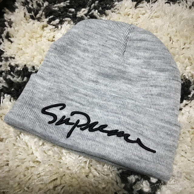 supremeお値下げ！supreme classic script beanie 18AW