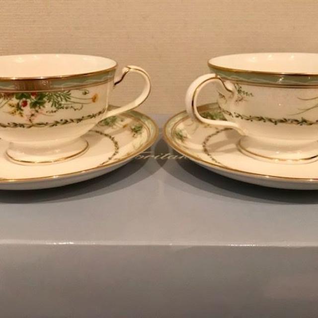 未使用　ノリタケ　ローゼンボルグ　カップ&ソーサー　1466　金彩　美品　1客 未使用 美品]ノリタケ ローゼンボルグ カップ&ソーサー 1466