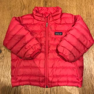 パタゴニア(patagonia)のPatagonia パタゴニア キッズ ダウンセーター 2T レッド used(ジャケット/コート)