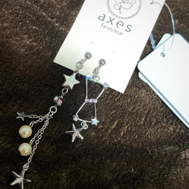 axes femme(アクシーズファム)の星座モチーフ＊イヤリング レディースのアクセサリー(イヤリング)の商品写真