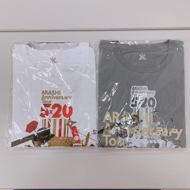 嵐(アラシ)の嵐 5×20 Tシャツ エンタメ/ホビーのタレントグッズ(アイドルグッズ)の商品写真