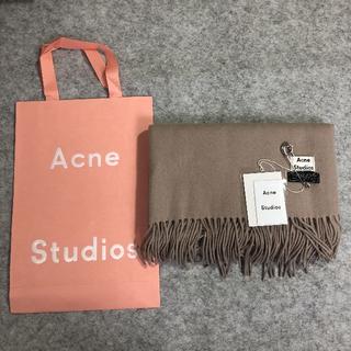 アクネ(ACNE)のAcne Studiosプレゼントマフラーメランジキャメル男女兼用 正規品(財布)
