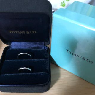 ティファニー(Tiffany & Co.)の新品仕上げ済　ティファニー　プラチナ　ペアリング(リング(指輪))