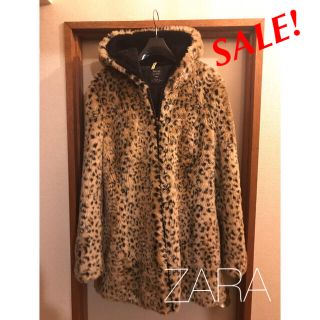 ZARA 美品 大人気ヒョウ柄 エコファー値下げ❗️