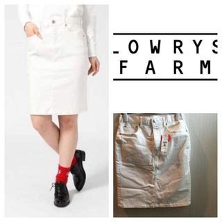 ローリーズファーム(LOWRYS FARM)の今季＊デニムタイトスカート(ひざ丈スカート)