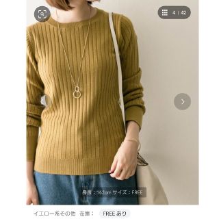 アーバンリサーチ(URBAN RESEARCH)の新品タグ付【URBAN RESEARCH】コンパクトリブニット(長袖) (ニット/セーター)