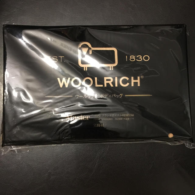 WOOLRICH(ウールリッチ)のモノマスター Monomaster 1月号 付録 ウールリッチ ボディバッグ メンズのバッグ(ボディーバッグ)の商品写真