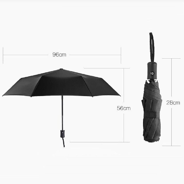 折り畳み傘 自動開閉式 レディースのファッション小物(傘)の商品写真