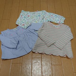 ブランシェス(Branshes)の★専用★ブランシェス  女の子 3点セット    size80(シャツ/カットソー)