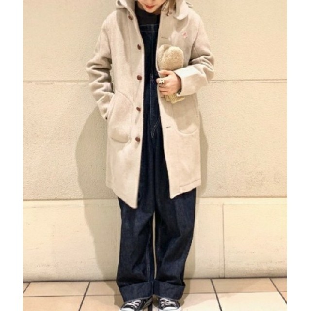 DANTON - 最終セール ダントン ウールモッサ ロングコート ベージュ36
