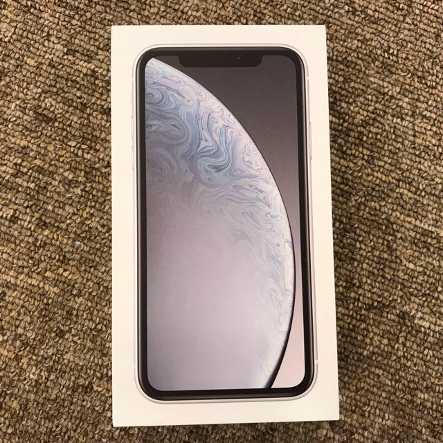 Apple - 新品 iPhone XR 64GB ホワイト SIMフリー 2019/12購入