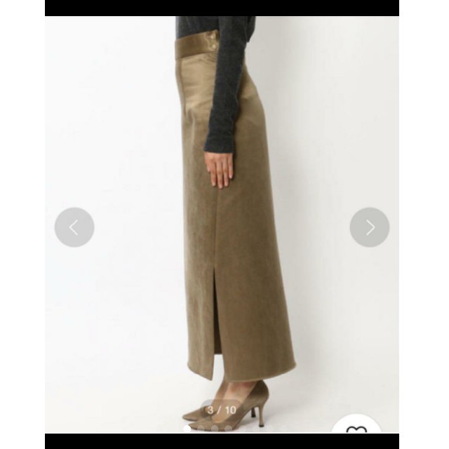 POLO RALPH LAUREN(ポロラルフローレン)のBACCA コットンキュプラサテン スリットロングスカート レディースのスカート(ロングスカート)の商品写真