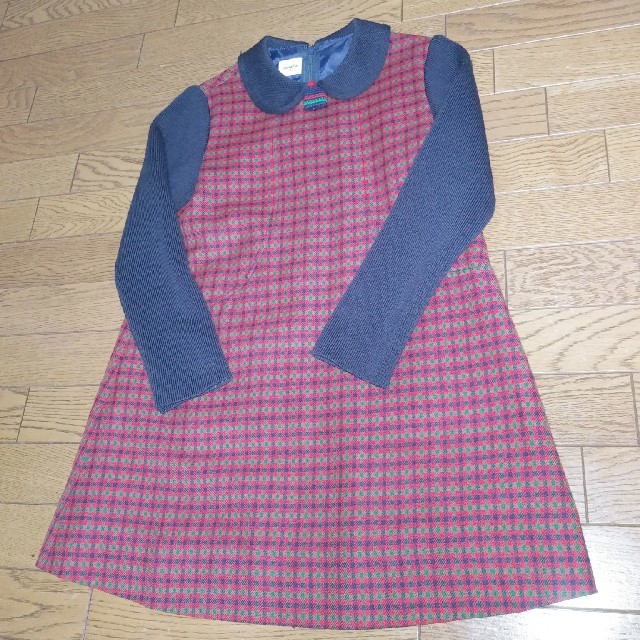 familiar(ファミリア)のfamiliar定番チェックワンピース120cm キッズ/ベビー/マタニティのキッズ服女の子用(90cm~)(その他)の商品写真