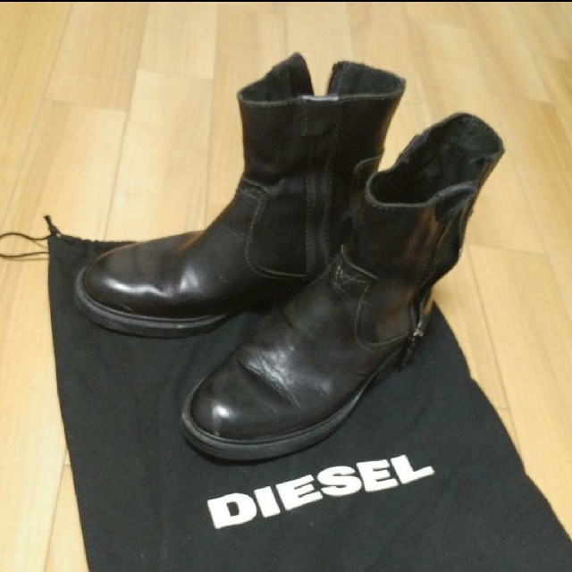 1月締切 サイドゴアブーツ DIESEL