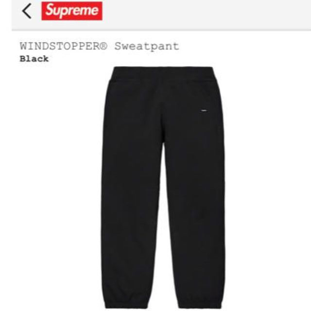 Sサイズ 19AW Supreme WINDSTOPPER Sweatpant