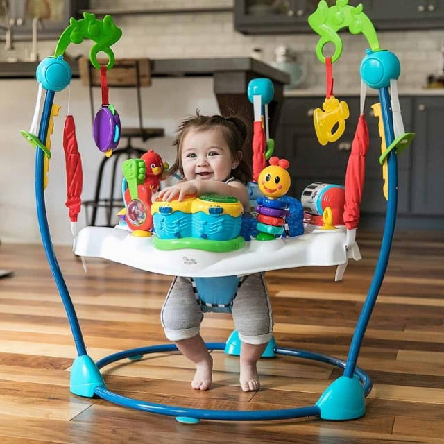 baby einstein(ベイビーアインシュタイン)のベビーアインシュタイン　ジャンパルー キッズ/ベビー/マタニティのおもちゃ(知育玩具)の商品写真