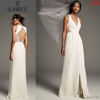 ヴェラウォン(Vera Wang)の新品 ☆White by Vera Wang☆ オープンバック ウェディン(ウェディングドレス)