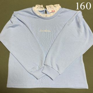 イングファースト(INGNI First)の新品♡INGNI First  160  フリルネック  スウェットトップス(ニット/セーター)