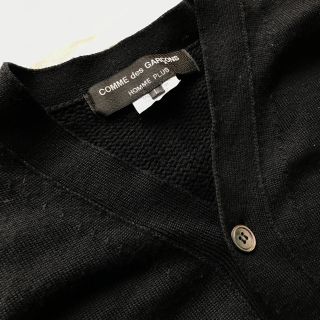 コムデギャルソンオムプリュス(COMME des GARCONS HOMME PLUS)のコムデギャルソン カーディガン ニット L コート シャツ PLUS レザー(カーディガン)