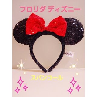 ディズニー(Disney)のディズニー ミニー スパンコール カチューシャ(アクセサリー)