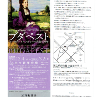 2枚　ブダペスト　国立新美術館　招待券　入場券　入館券　ヨーロッパとハンガリーの(美術館/博物館)