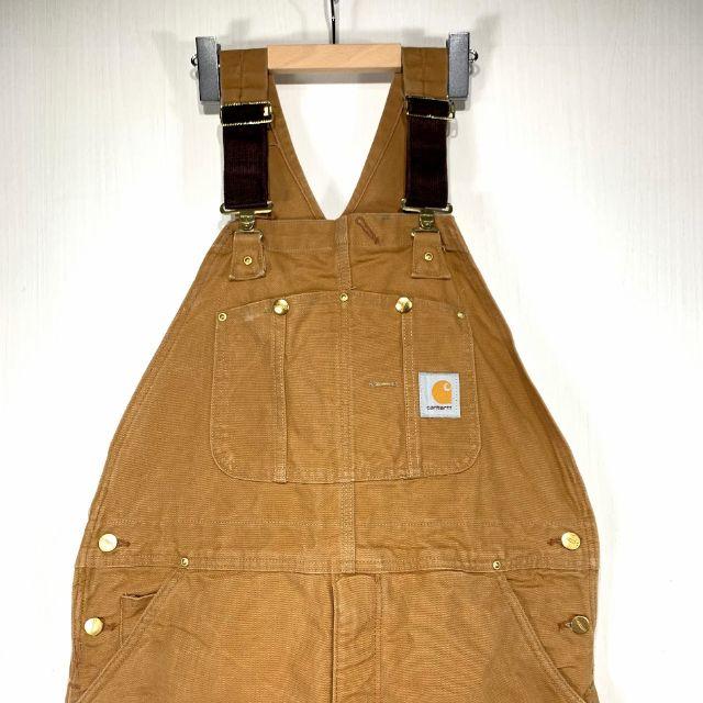 carhartt(カーハート)のUSA製 carhartt オーバーオール キルティング 38×30 メンズのパンツ(サロペット/オーバーオール)の商品写真