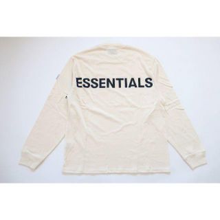 フィアオブゴッド(FEAR OF GOD)のXXS)FOG Essentials Boxy Logo長袖ＴシャツCream(Tシャツ/カットソー(七分/長袖))