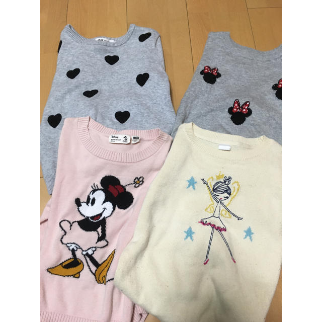 babyGAP(ベビーギャップ)のニット　110サイズ4点セット キッズ/ベビー/マタニティのキッズ服女の子用(90cm~)(ニット)の商品写真