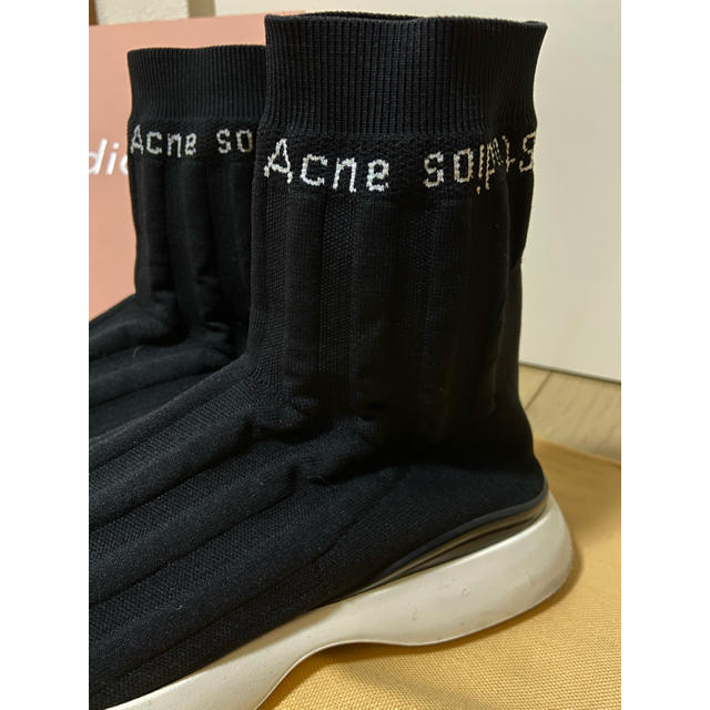 ACNE(アクネ)の【レア♡美品】acne studios ソックスブーツ　24.5〜25cm レディースの靴/シューズ(ブーツ)の商品写真