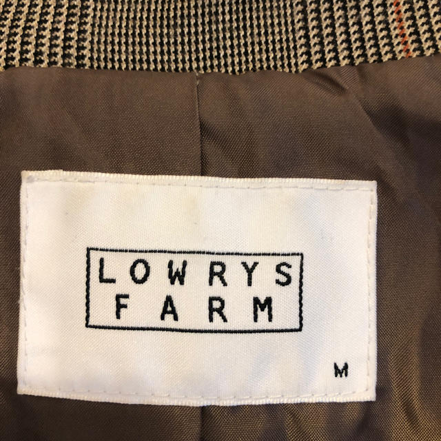 LOWRYS FARM(ローリーズファーム)のローリーズファーム　チェックジャケット レディースのジャケット/アウター(テーラードジャケット)の商品写真