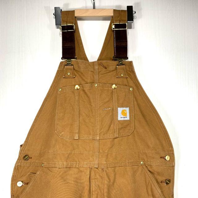 USA製 carhartt オーバーオール キルティング 40×30