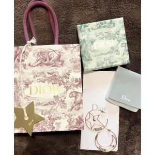 ディオール(Dior)のかなぽぽ様専用　dior ピアス　冬季限定　月　星(ピアス)