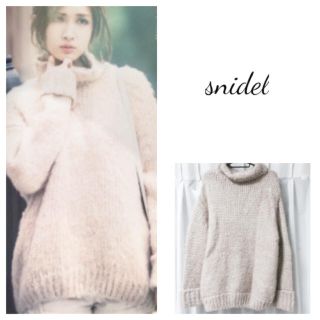 スナイデル(SNIDEL)のsnidel♡ハイネックローゲージニット(ニット/セーター)