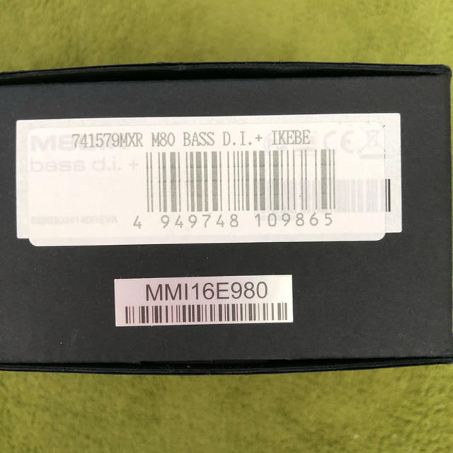 MXR IKEBE ORIGINAL M80 BASS D.I.+  楽器のベース(ベースエフェクター)の商品写真