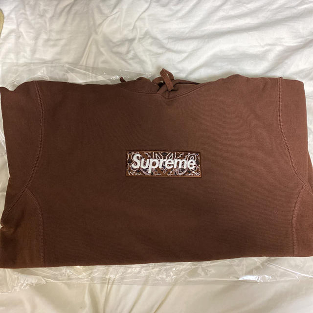 supreme bandana box logo パーカー　Mサイズ