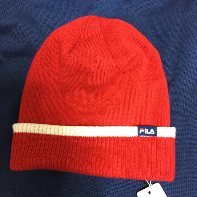 FILA(フィラ)の新品未使用 FILAゴルフ ニット レディースの帽子(ニット帽/ビーニー)の商品写真