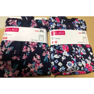 ユニクロ(UNIQLO)の新品未使用　UNIQLO ユニクロ　リラコ　women 3XL 2枚セット(ルームウェア)